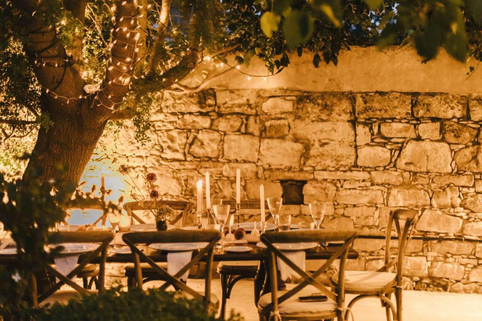 Cecilias Courtyard Guest House Malia ภายนอก รูปภาพ